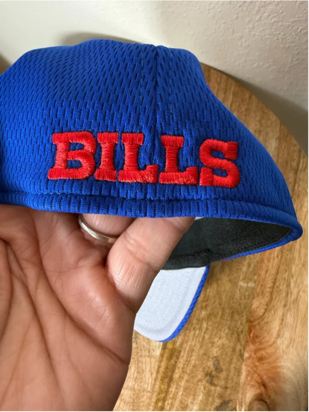 New Era Blue Buffalo Bills 39Thirty Fitted Hat One Size